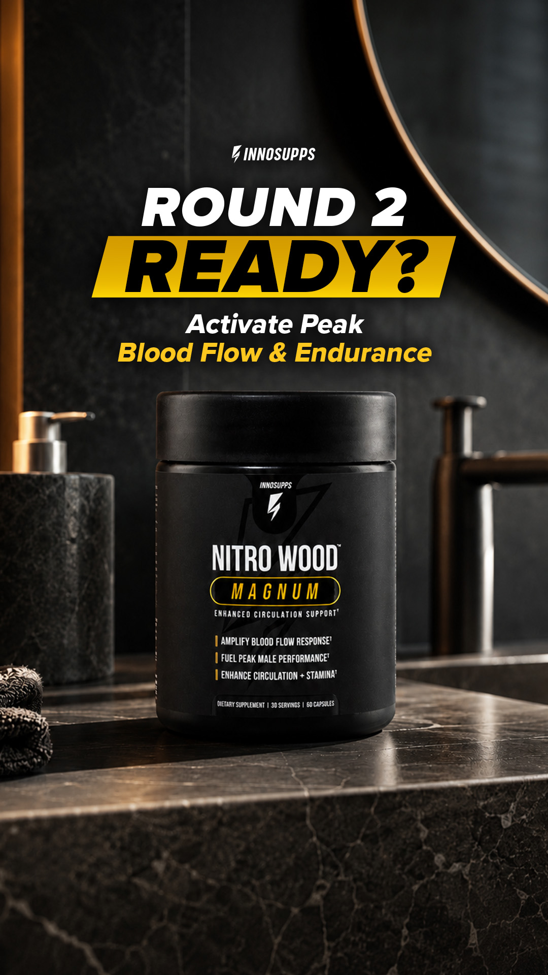 T-Drive Testosterone Booster Facebook ad
