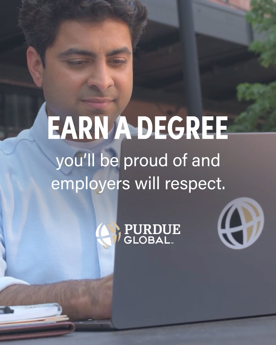 Purdue Global Facebook ad from Apr 1, 2026