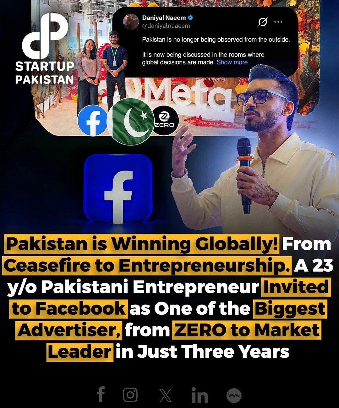 Startup Pakistan Facebook ad