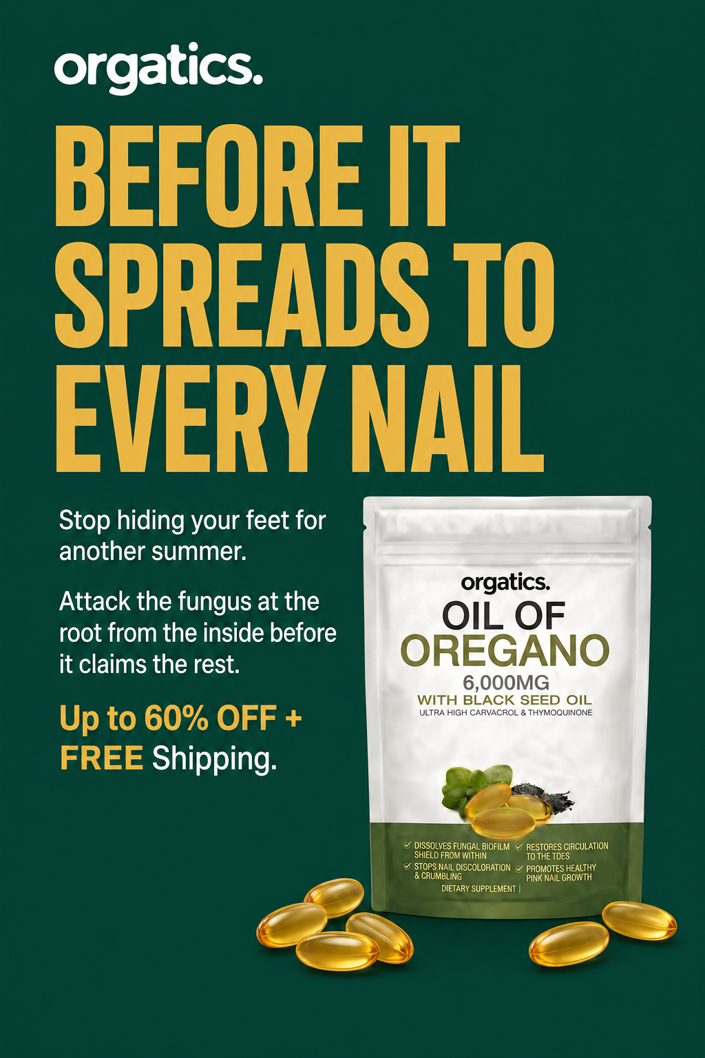 Orgatics Facebook ad