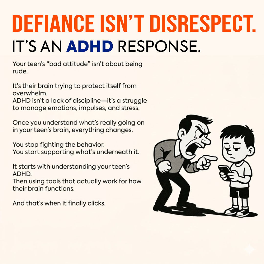 ADHD Parenting Facebook ad: FREE Online Event For Parents