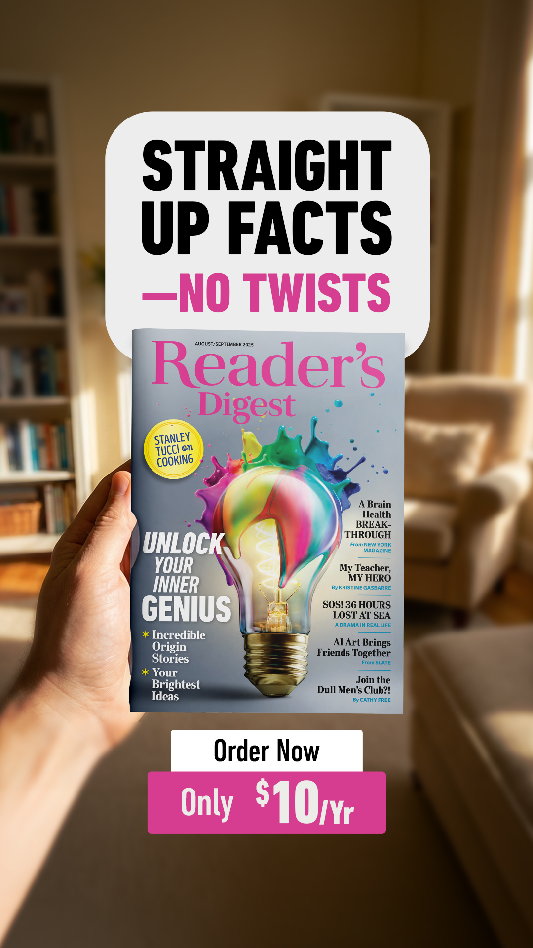 Reader's Digest Facebook ad