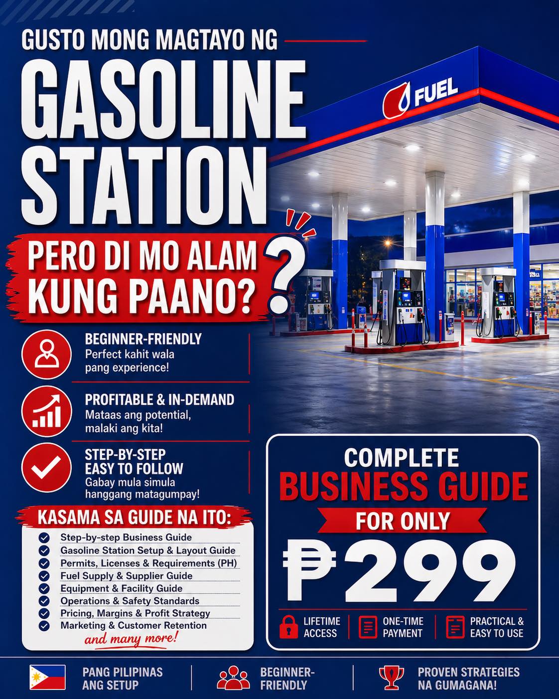 Gas Station Business PH Facebook ad: Planning to Launch Your Own Gasoline Station Business?