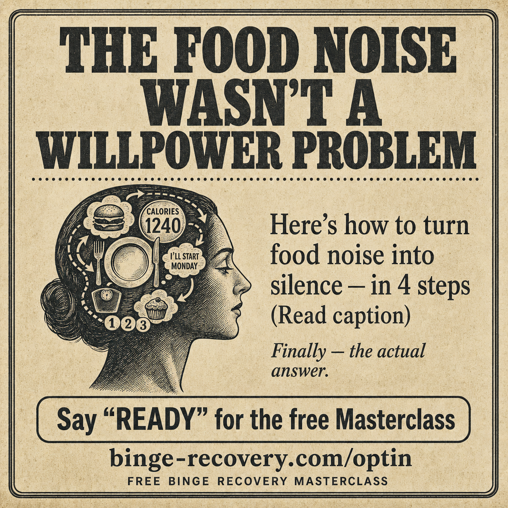 Nutrition Expert Facebook ad: The Food Noise Wasn't a Willpower Problem