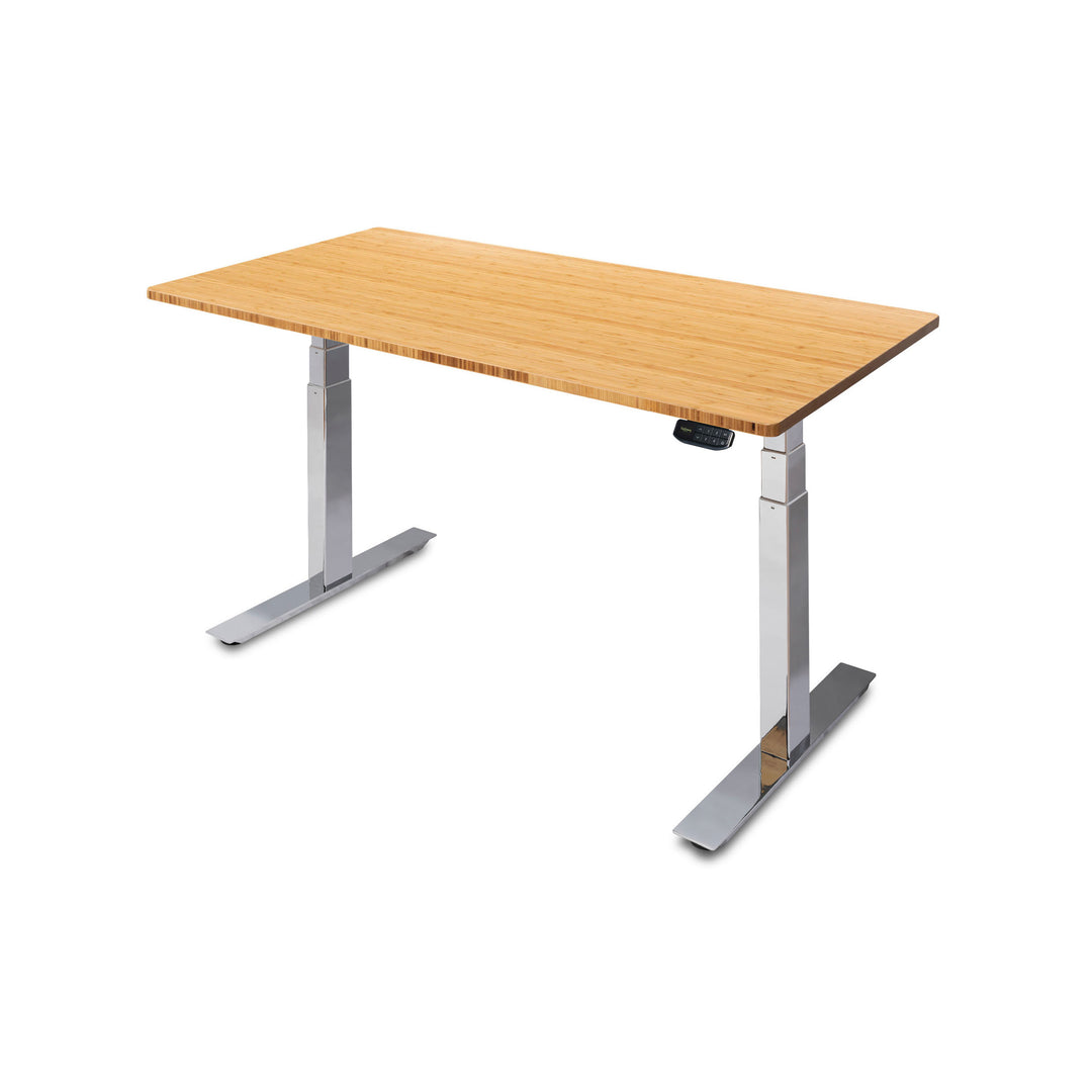 UpDown Desk Facebook ad: Sustainably sourced from FSC Certified forests, our range…
