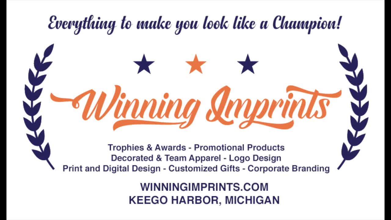 Winning Imprints and Custom Trophies Facebook ad: We are a custom trophy and engraving business…