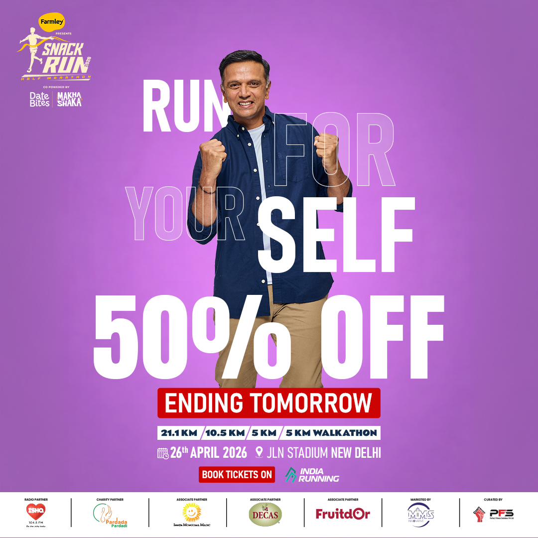 Farmley Snack Run Facebook ad: Hurry! 50% OFF Ending Tomorrow