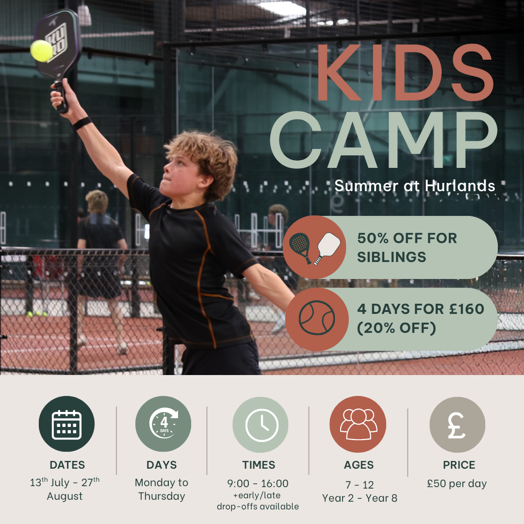 Hurlands Pickleball & Padel Club Facebook ad
