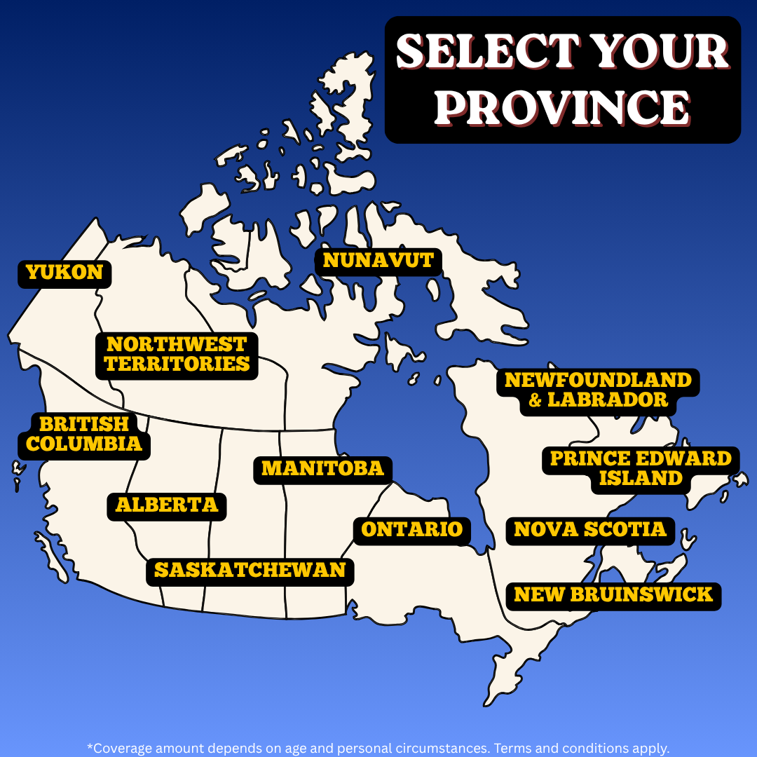 Senior Legacy Canada Facebook ad: Up to *$25,000 of Final Expense Coverage