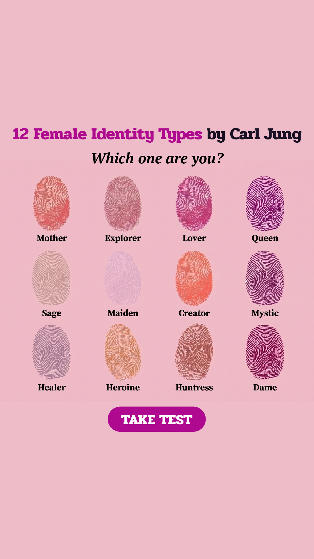 Personality Type Facebook ad