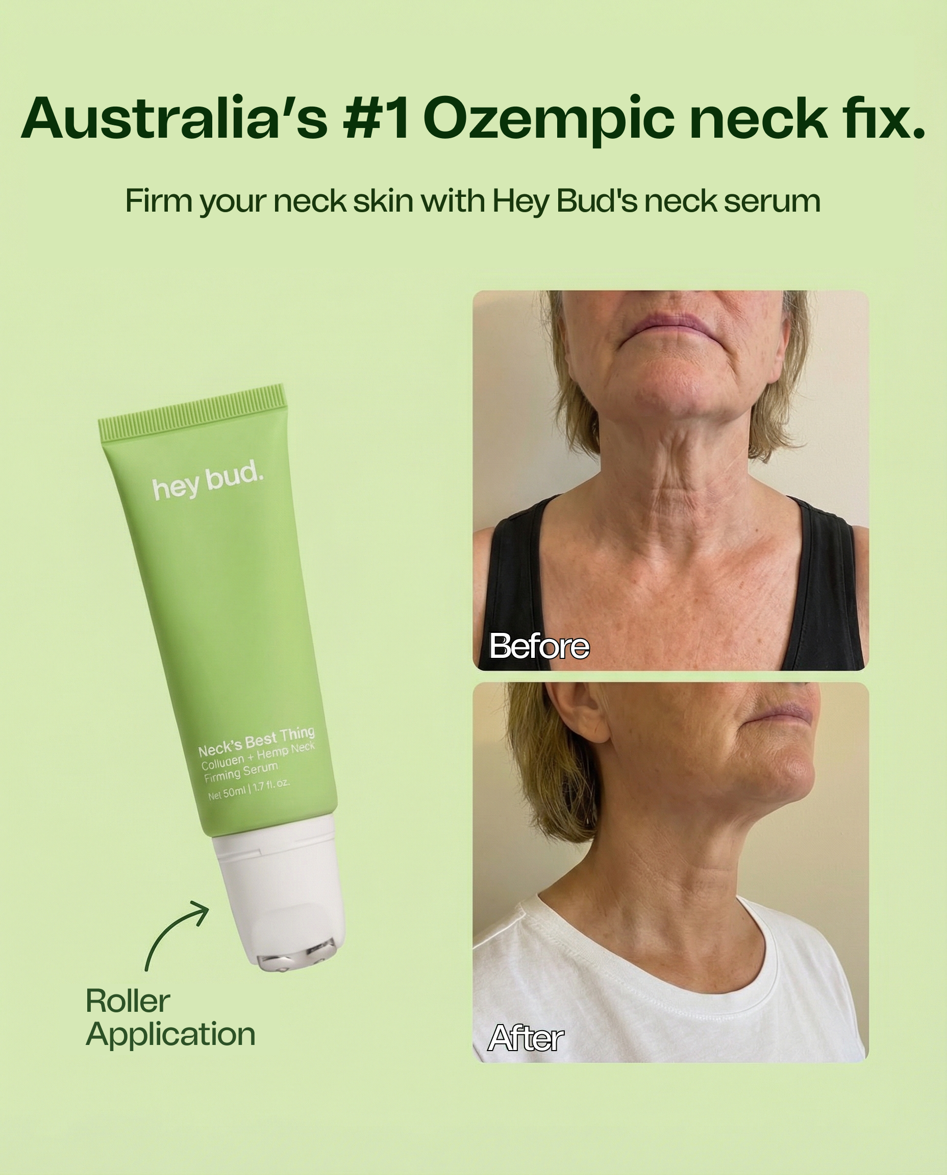 Hey Bud Skincare Facebook ad
