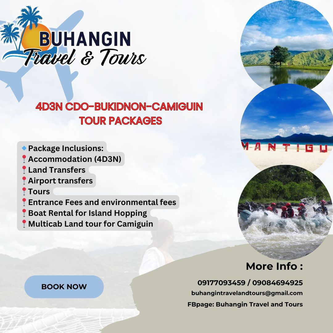 Buhangin Travel and Tours Facebook ad: Chat in Messenger