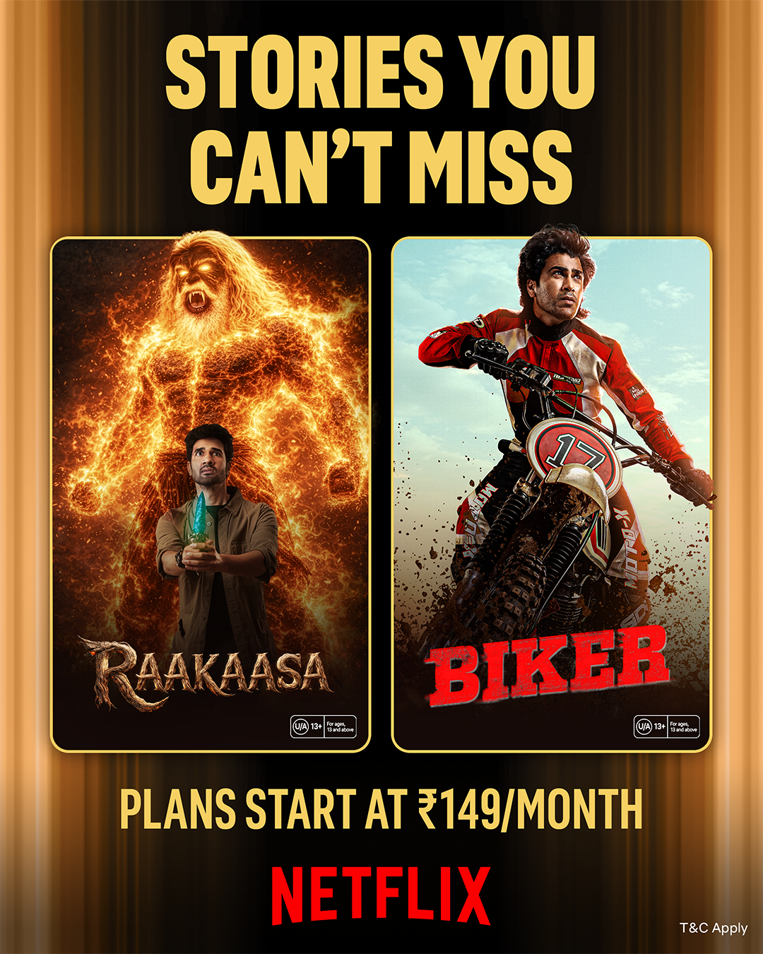 Netflix Facebook ad