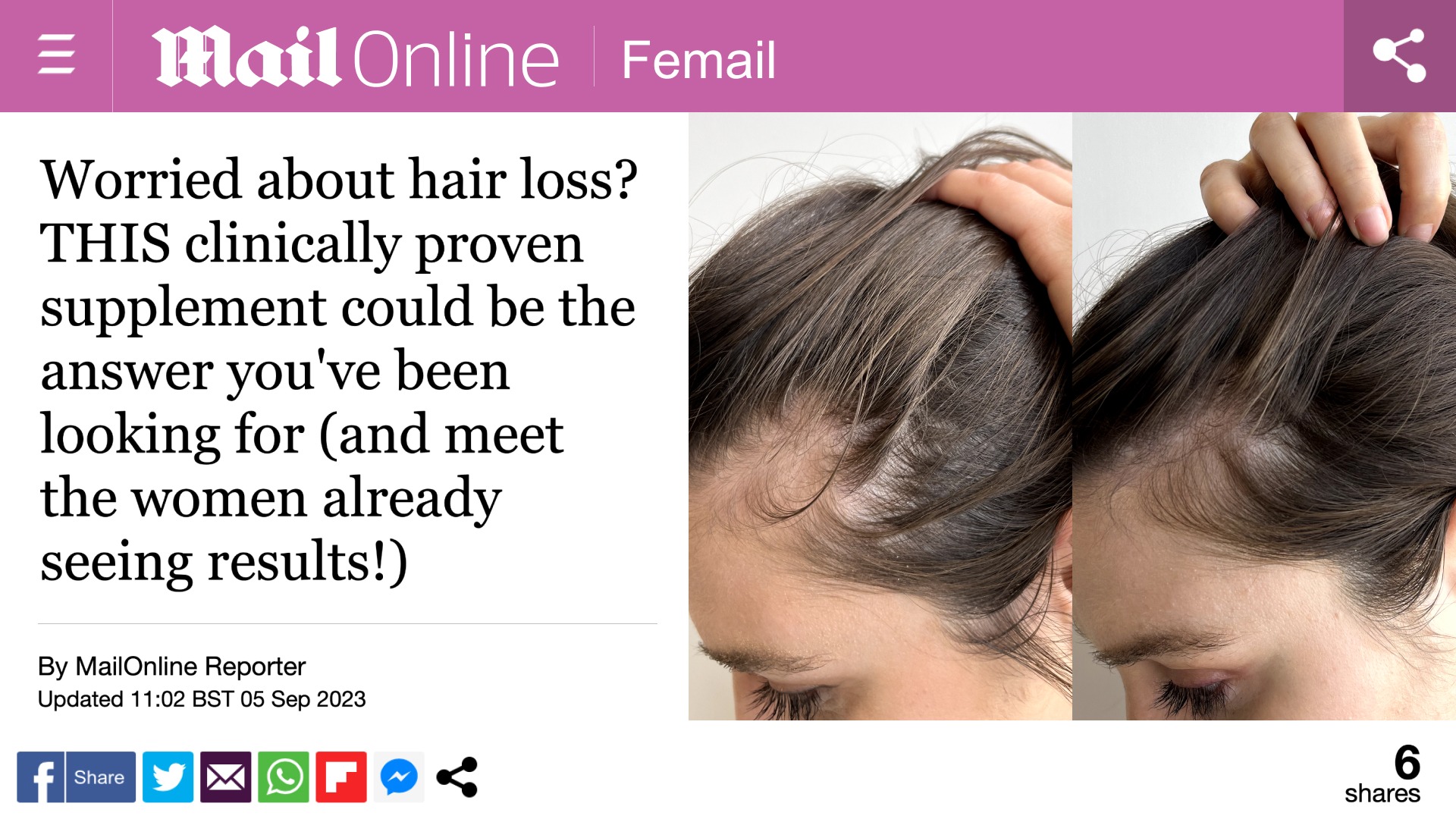 Feel Facebook ad