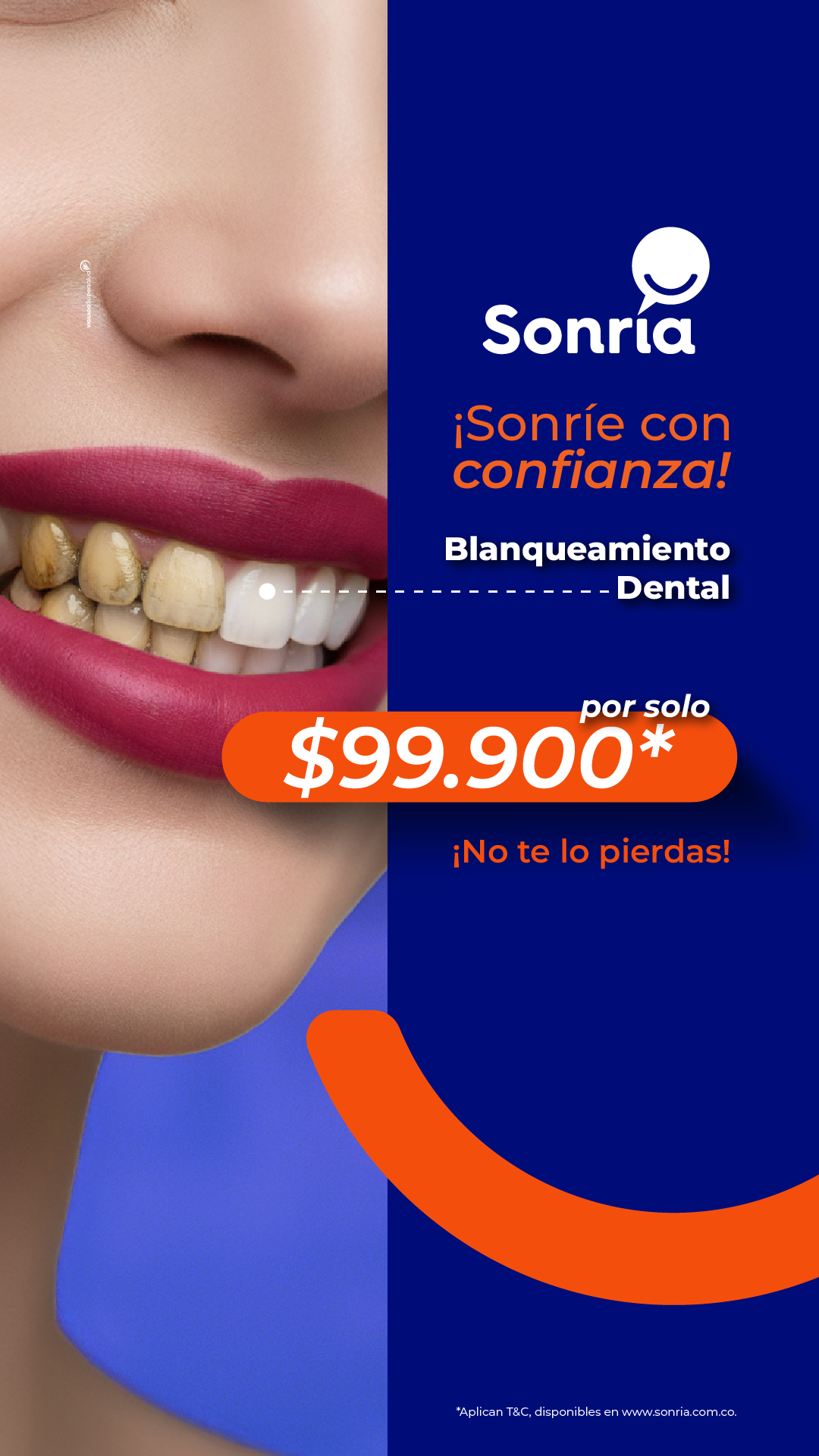 Sonría Clínicas Odontológicas Facebook ad