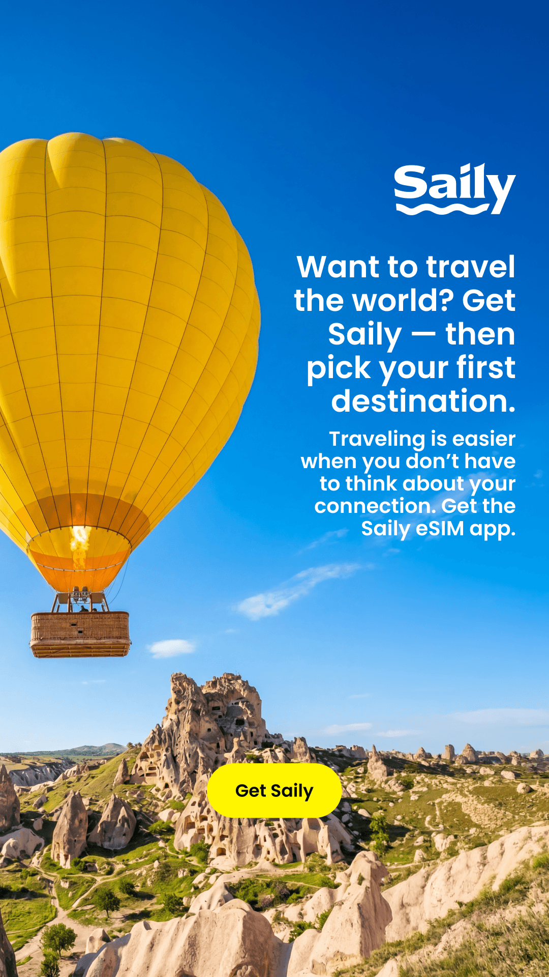Saily Facebook ad