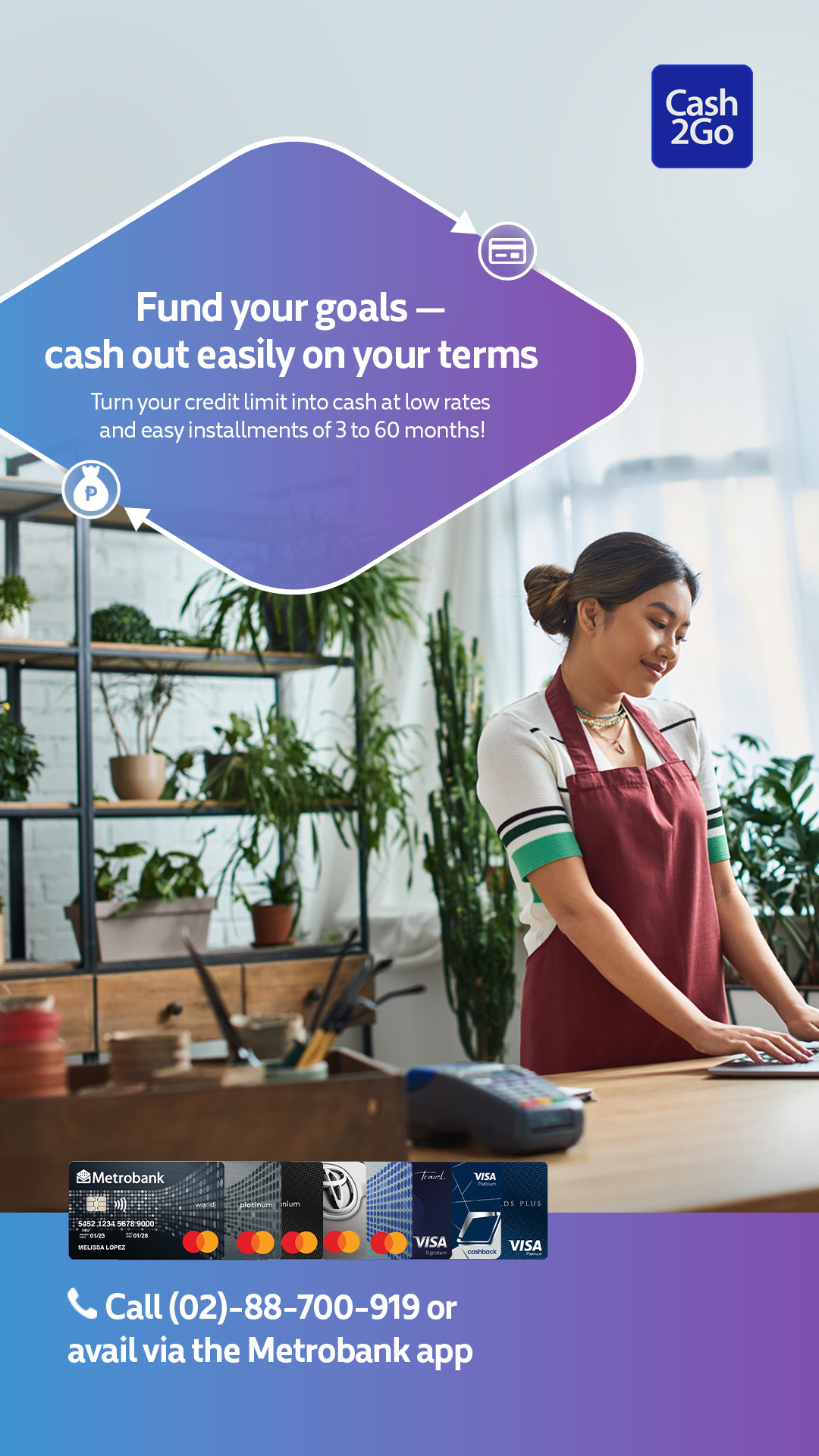 Metrobank Card Facebook ad