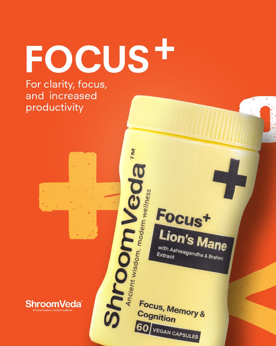 ShroomVeda Facebook ad: Some days just ask for more, sharper focus…
