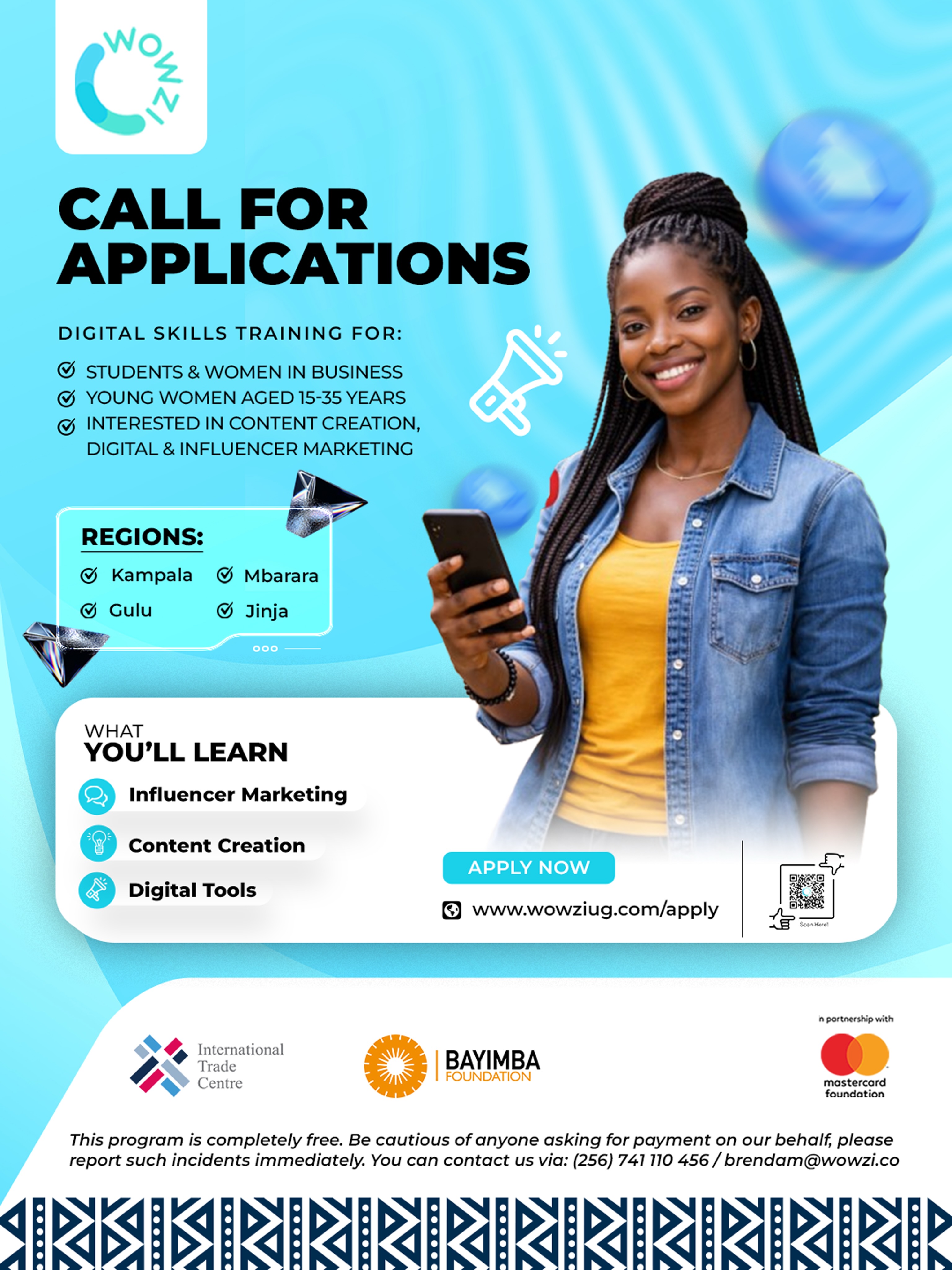 Samarah Digital Facebook ad: CALL FOR APPLICATIONS, UGANDA