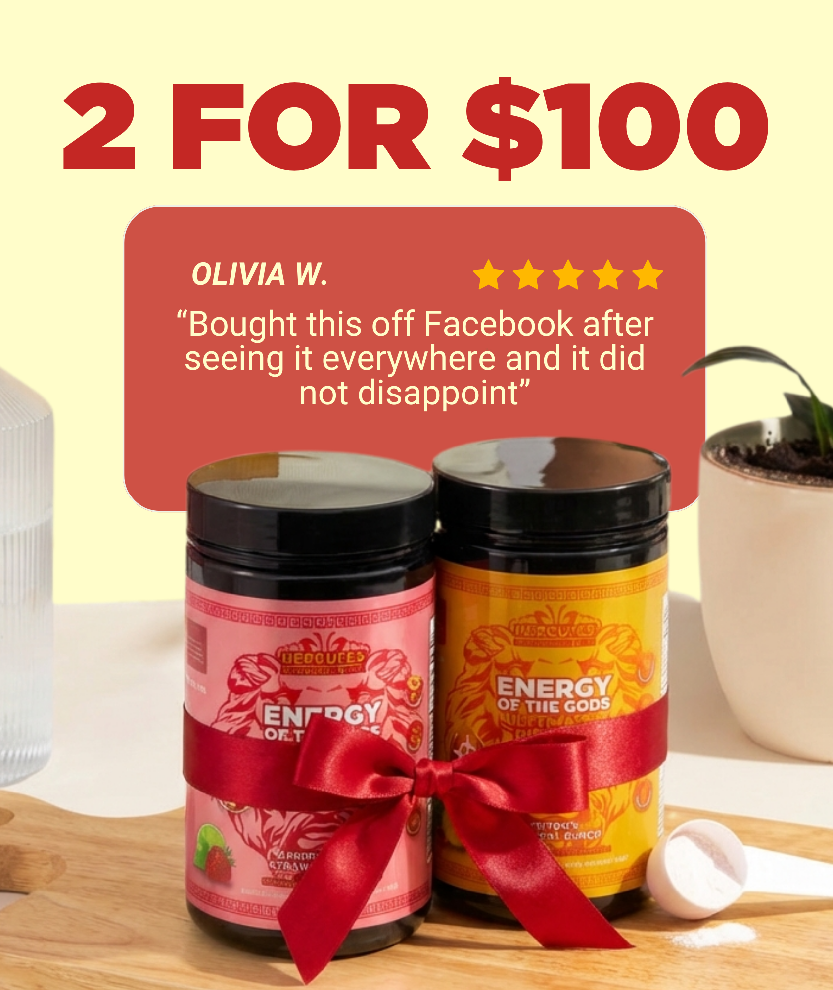 Hercules Supplements Aust Facebook ad