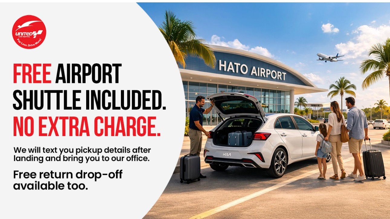 unitedcarrentalcuracao Facebook ad: Just landed?