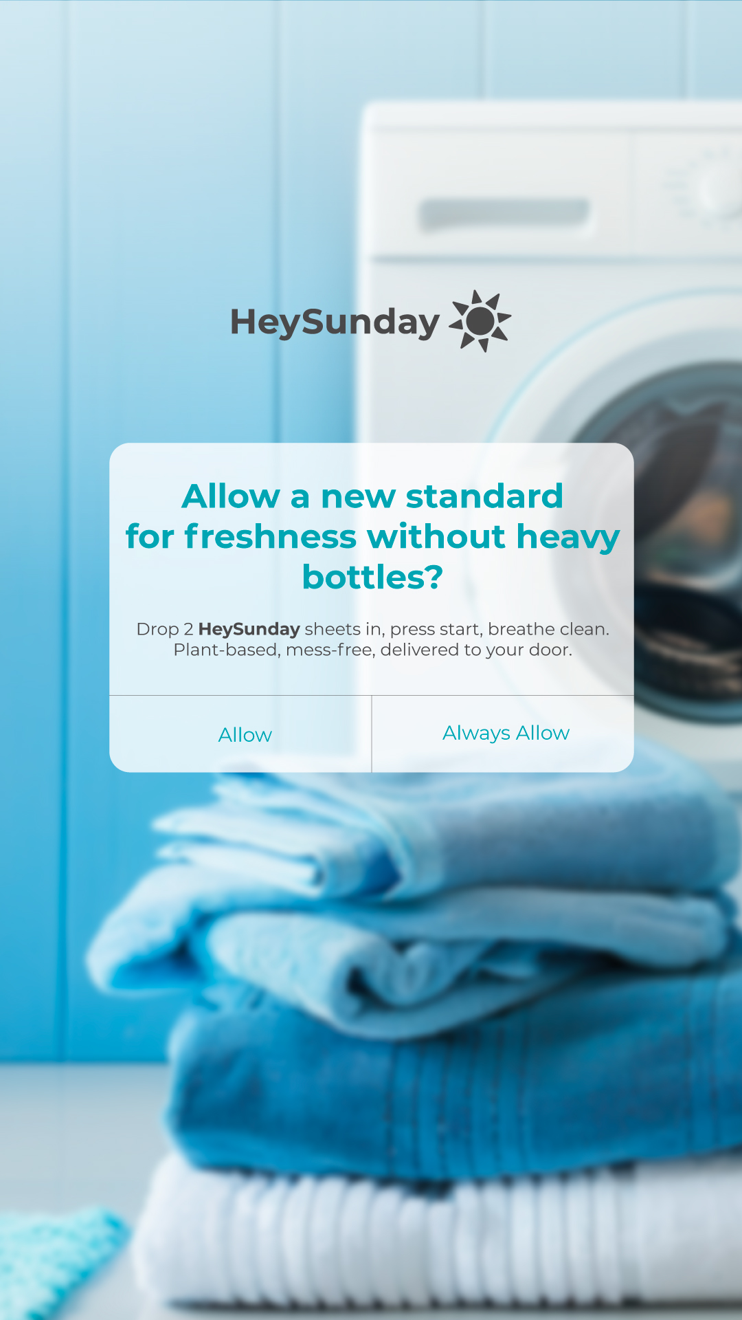 HeySunday Facebook ad