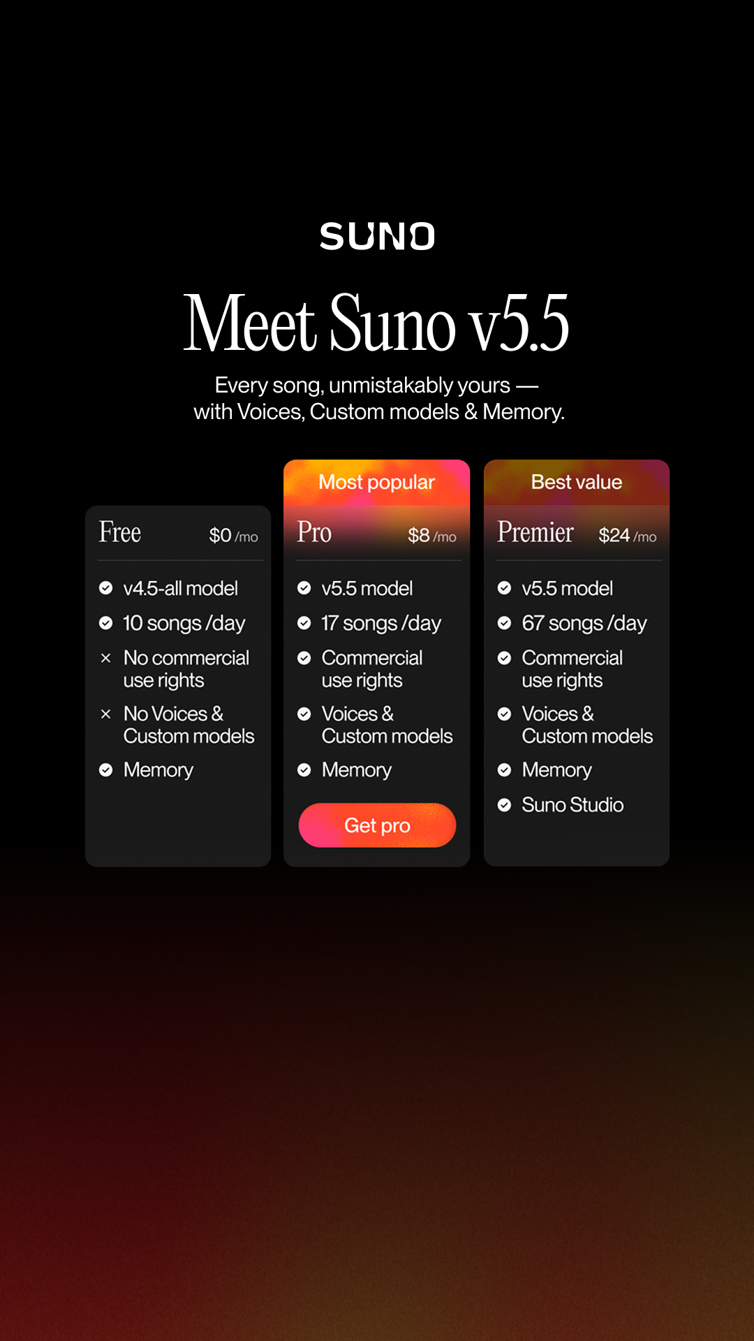 Suno Facebook ad