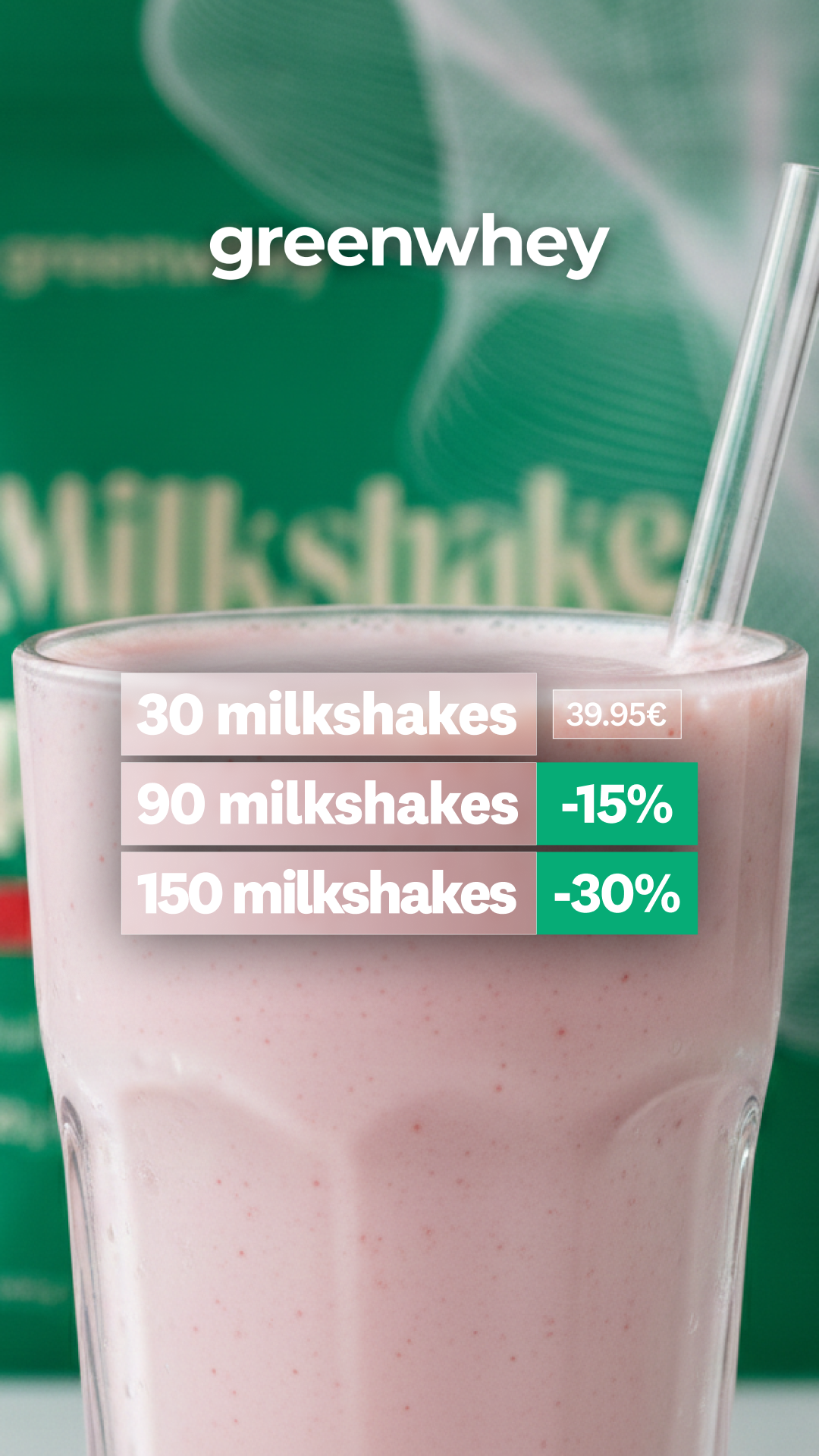greenwhey Facebook ad