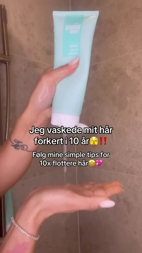 Hårpleje tips Facebook ad: Stop med at håbe, begynd at handle