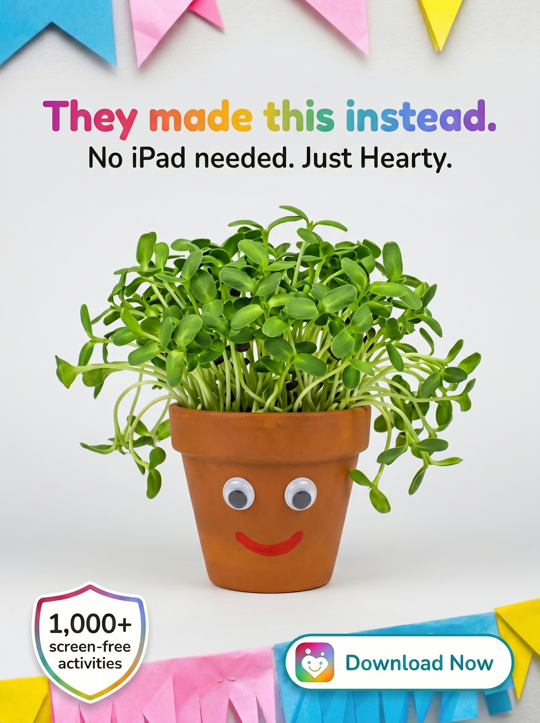 Hearty App Facebook ad
