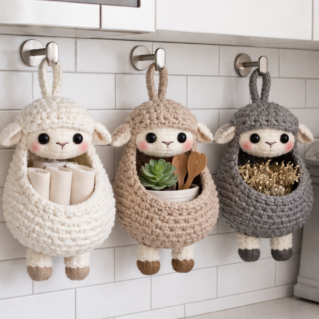 Happyhookiecrochet Facebook ad: Crochet Your Way to a Tidy Home
