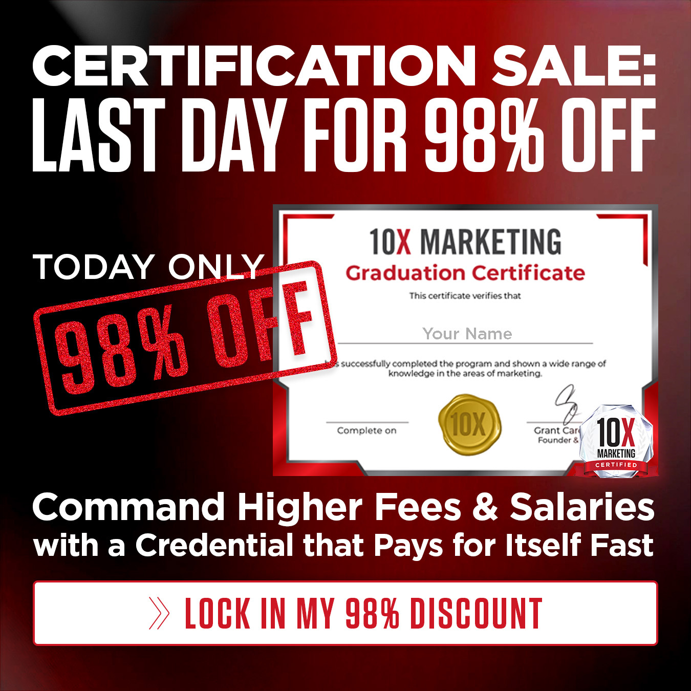 Grant Cardone Enterprises Facebook ad