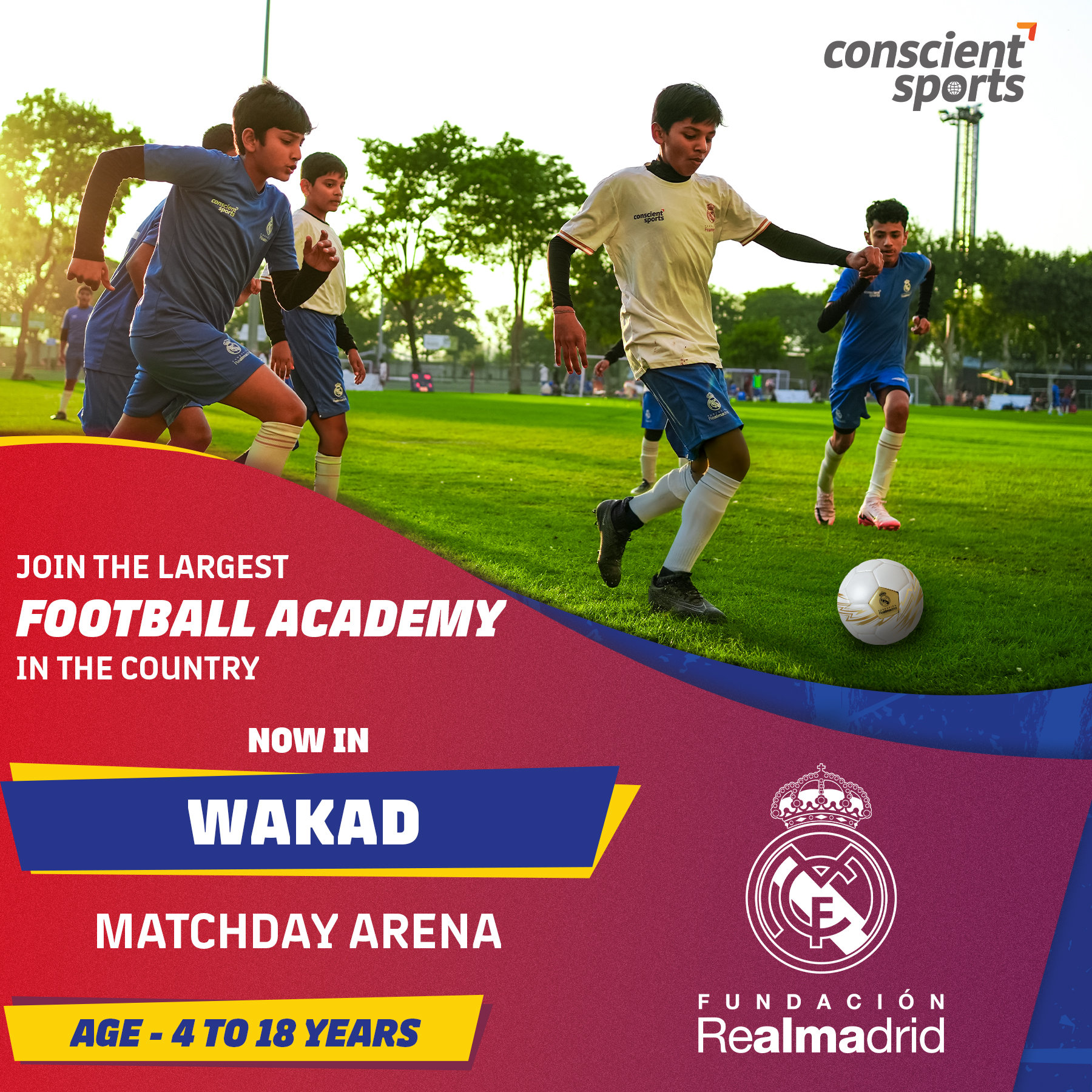 RMF India - Partner Conscient Sports Facebook ad