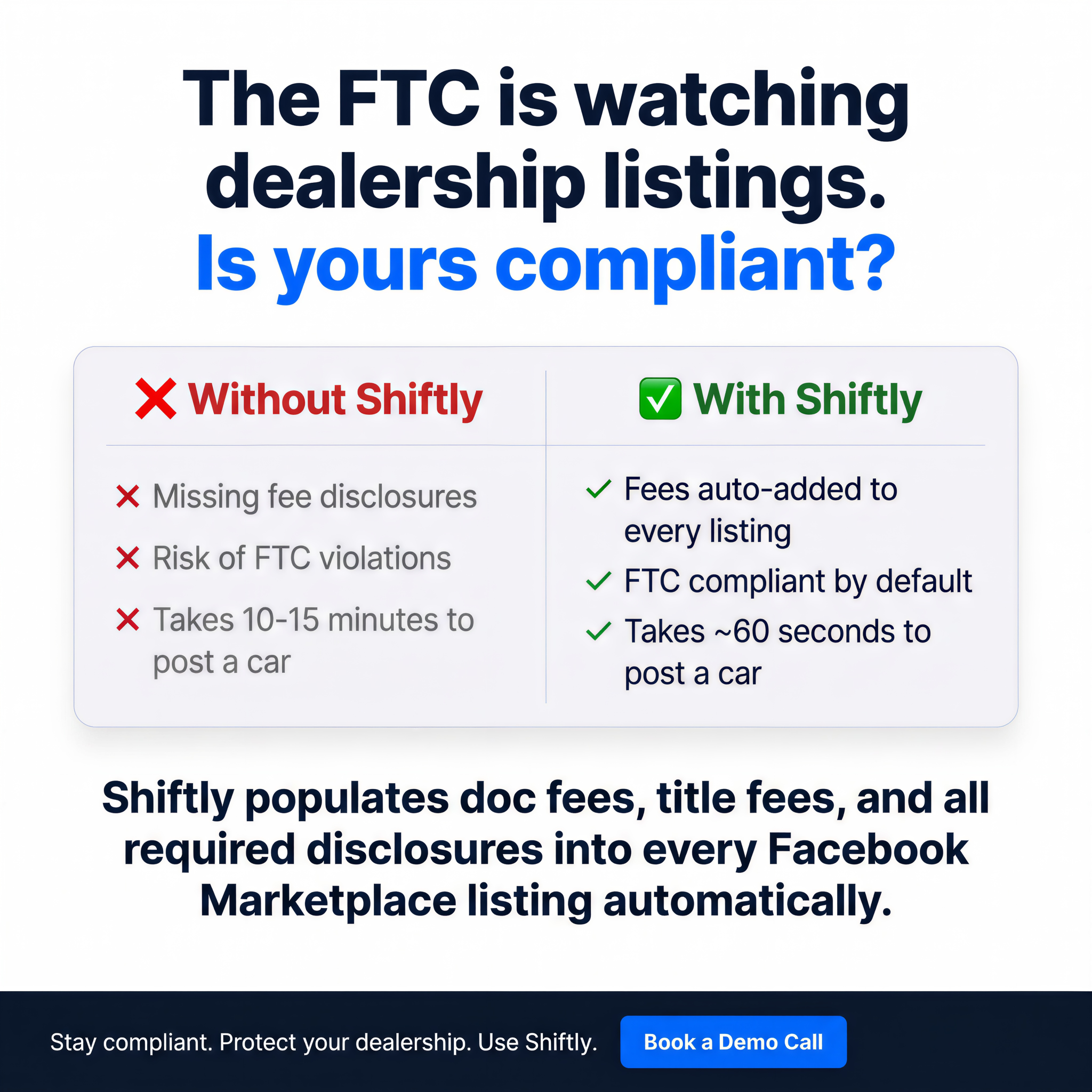 Shiftly Facebook ad
