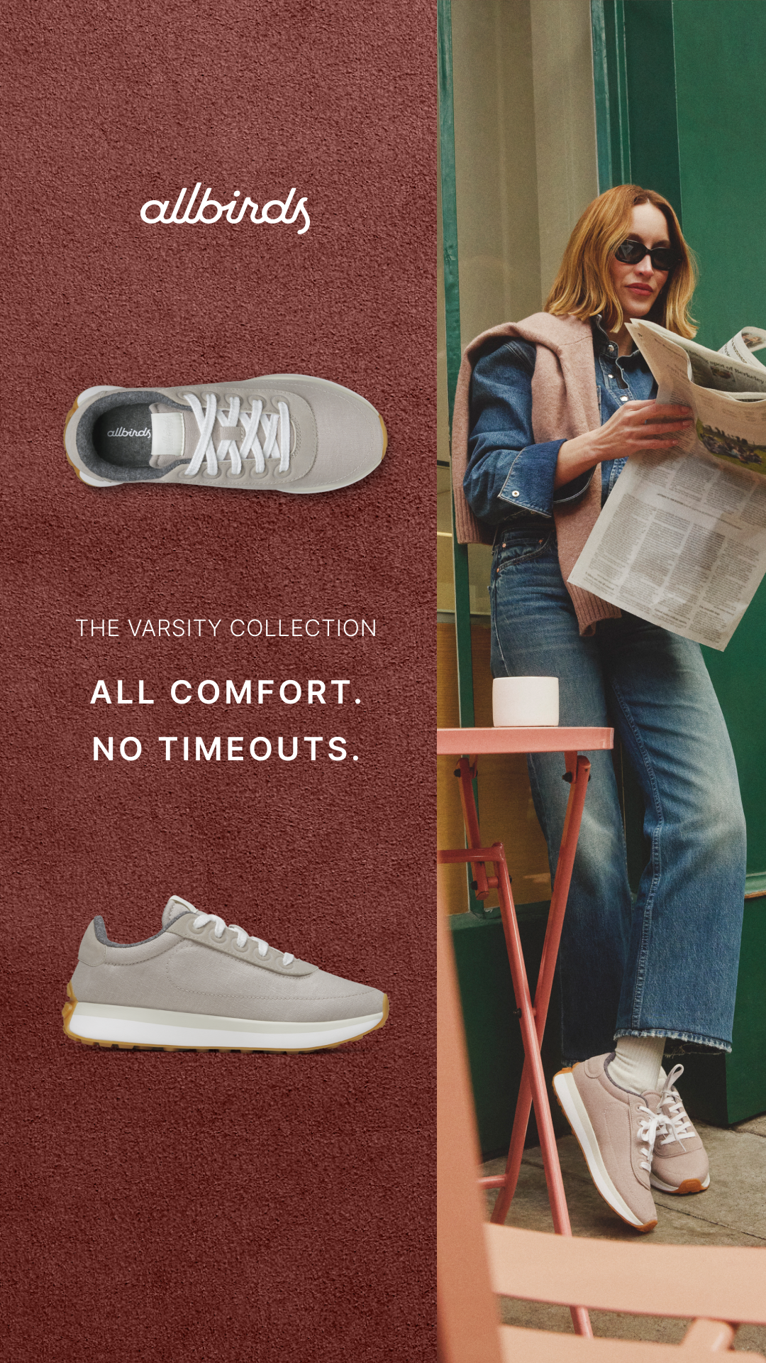 Allbirds Benelux Facebook ad