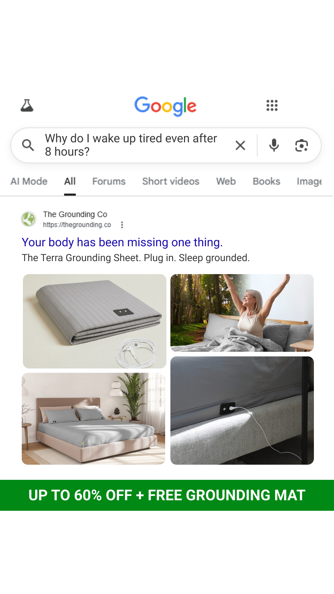 The Grounding Co Facebook ad