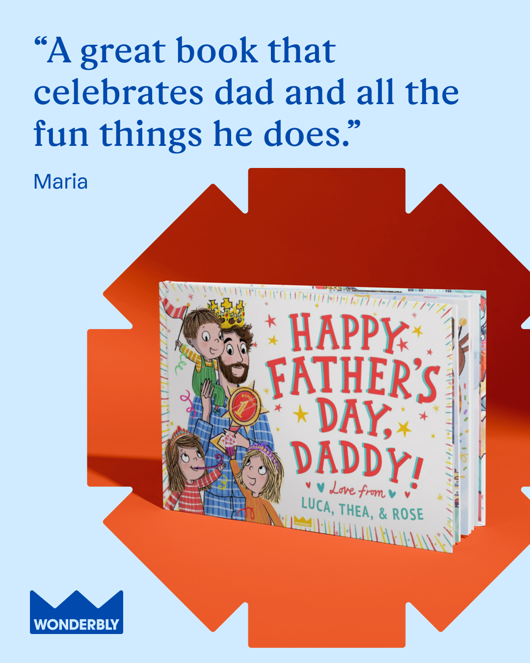 Wonderbly Facebook ad