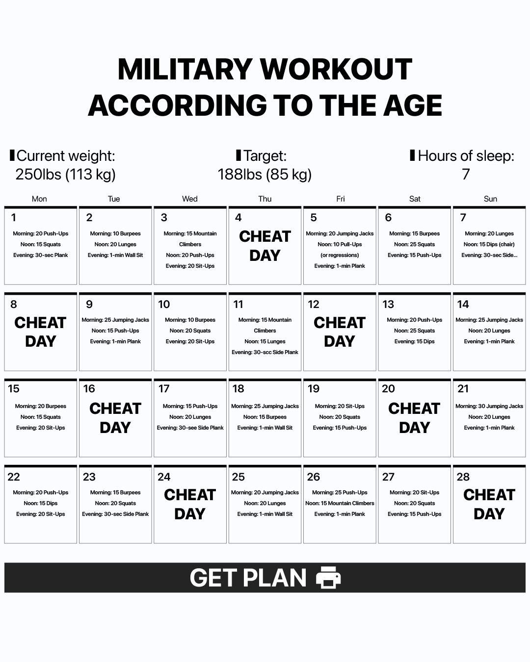 21 Day Challenge Facebook ad