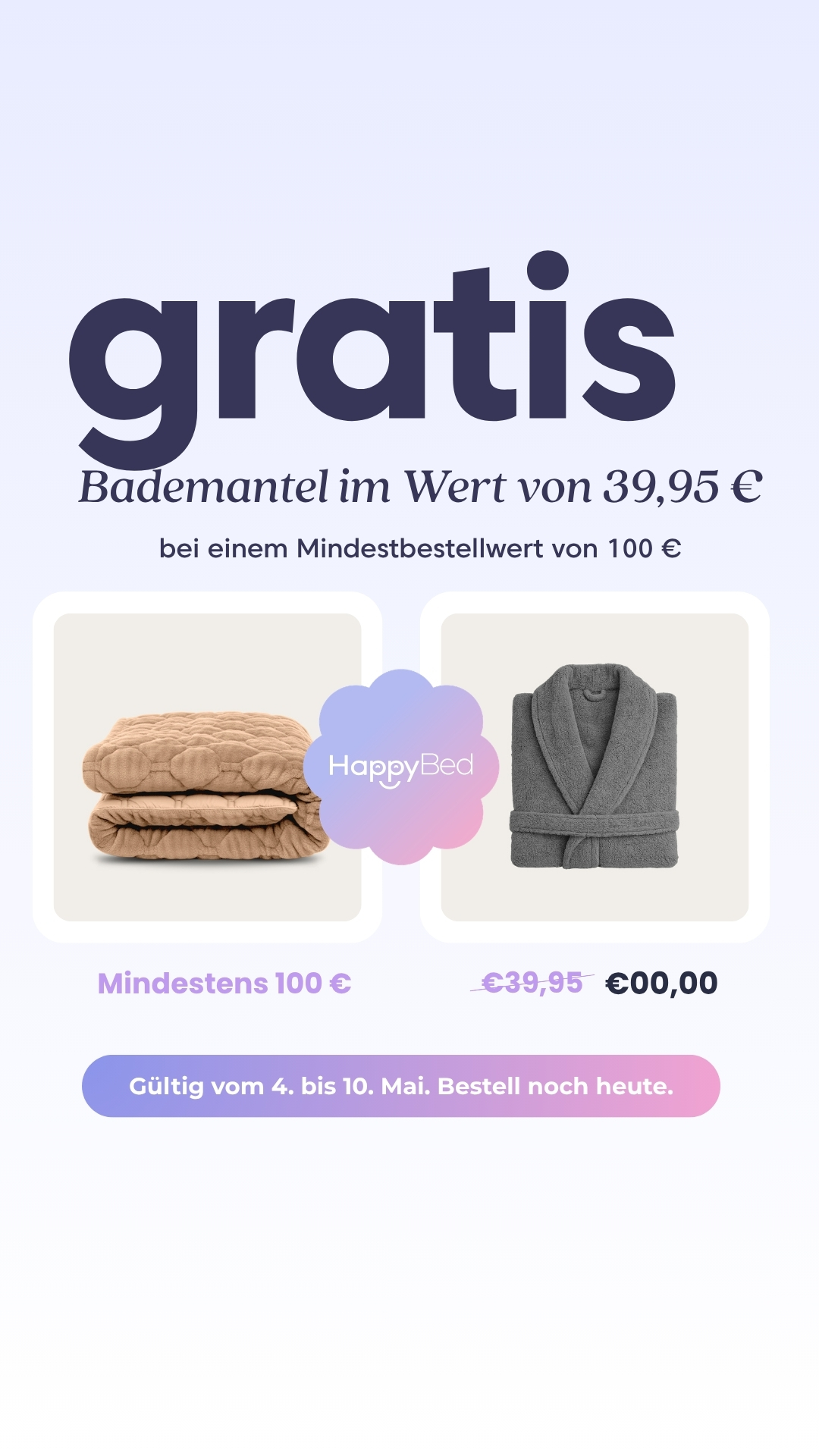 Thehappybed.de Facebook ad