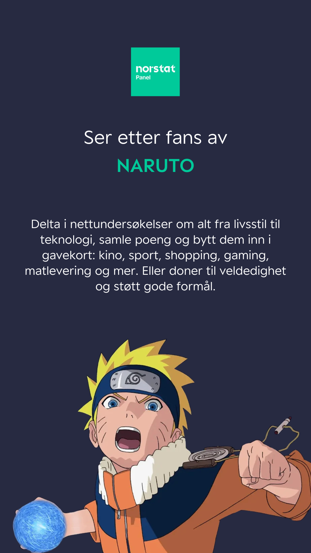 Norstatpanel Facebook ad