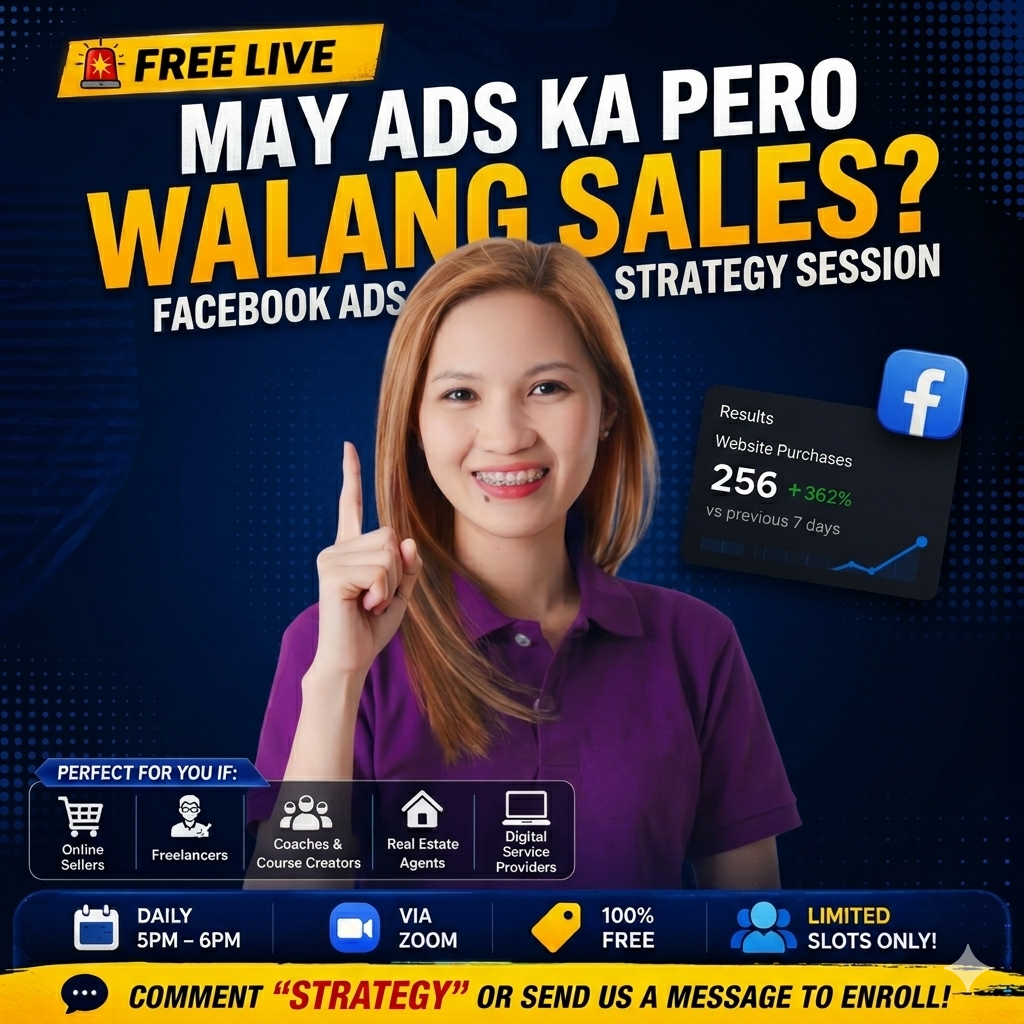 Meta Ad Skills Academy Ph Facebook ad: How to Get Sales Using Meta Ads!