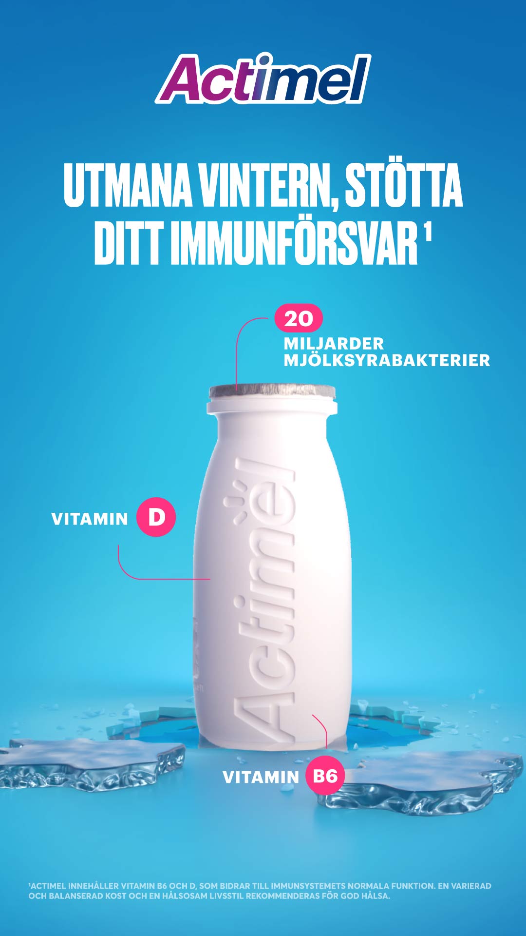 Actimel Facebook ad from Jan 4, 2026