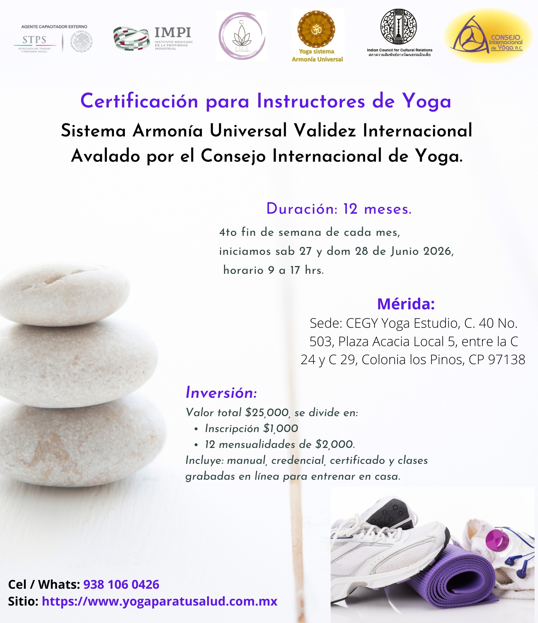 Consejo Internacional de Yoga en México Facebook ad