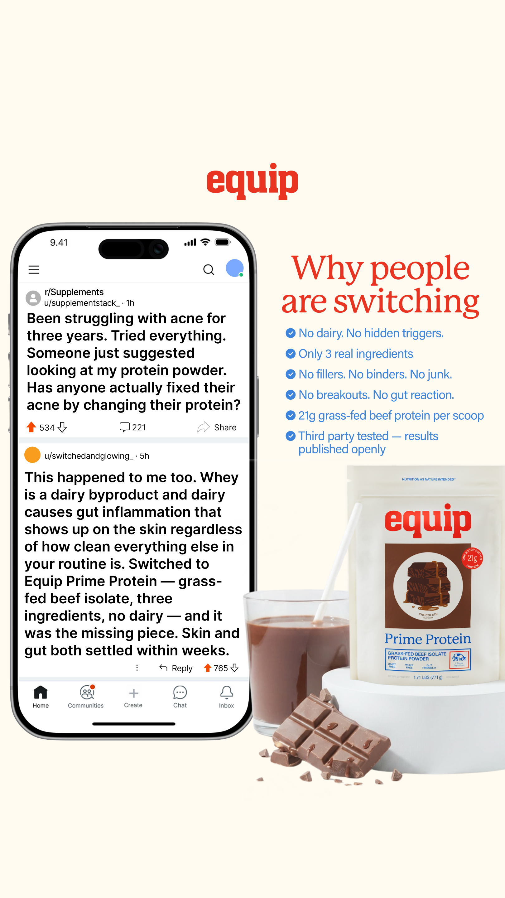 Equip Facebook ad