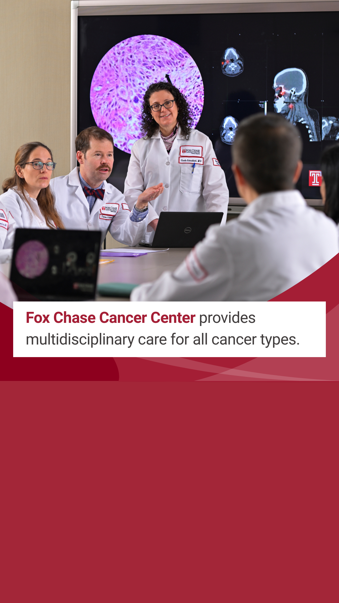 Fox Chase Cancer Center Facebook ad