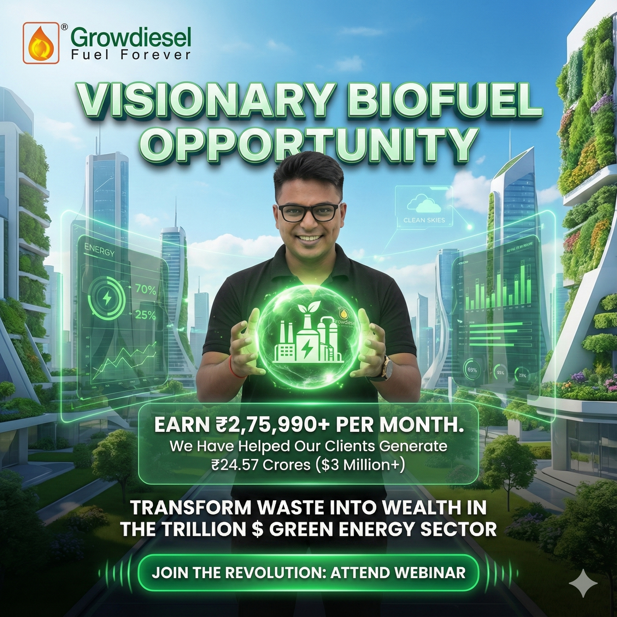 Growdiesel Facebook ad