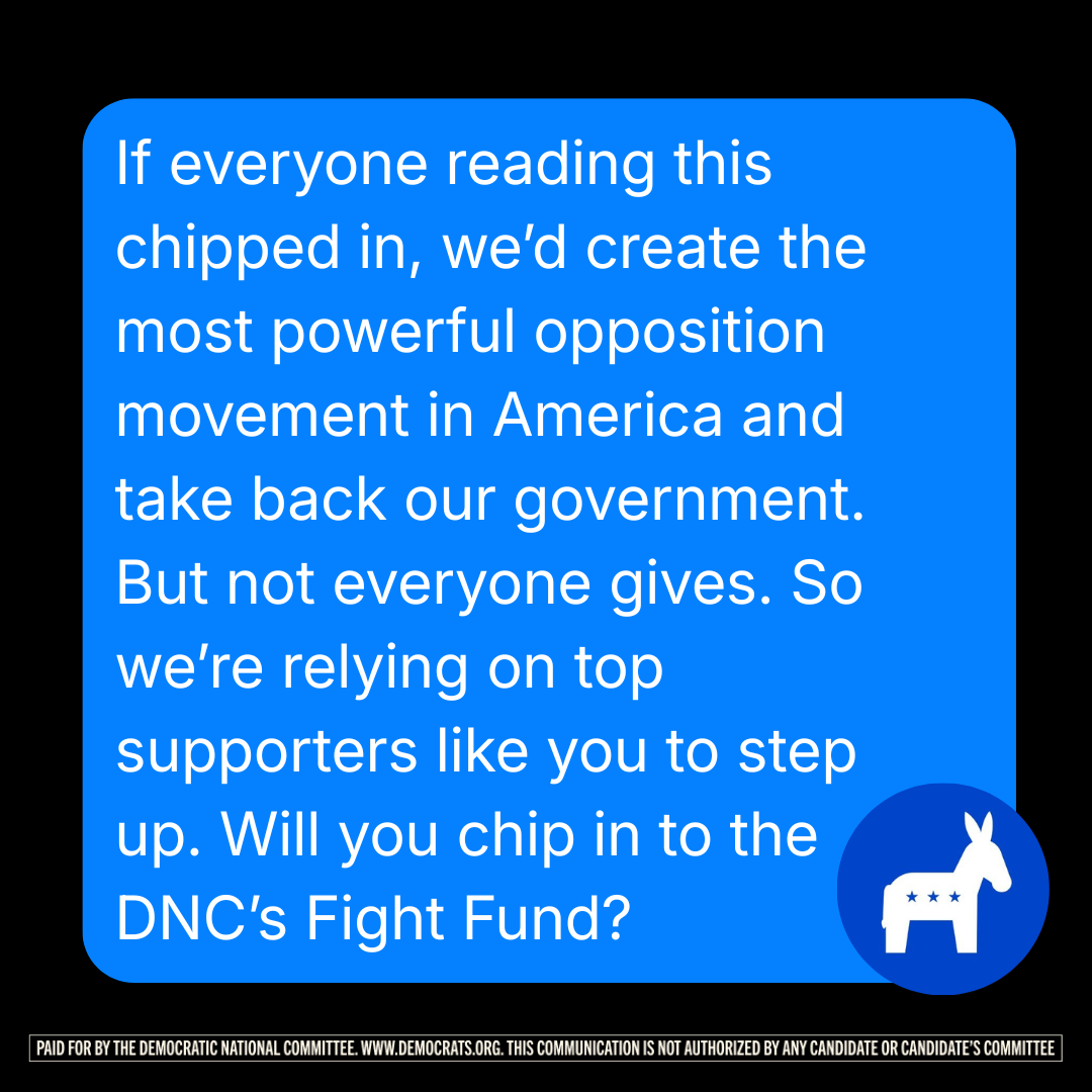 Democrats Facebook ad: Stand up to Trump