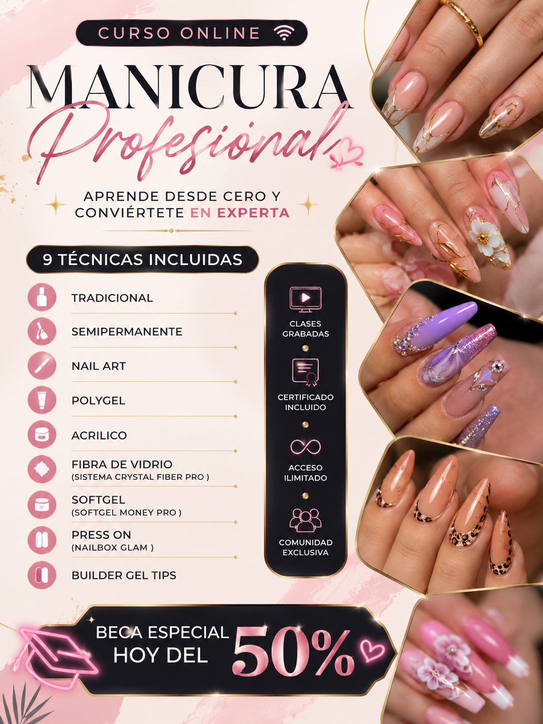 Integral Manicura. Facebook ad