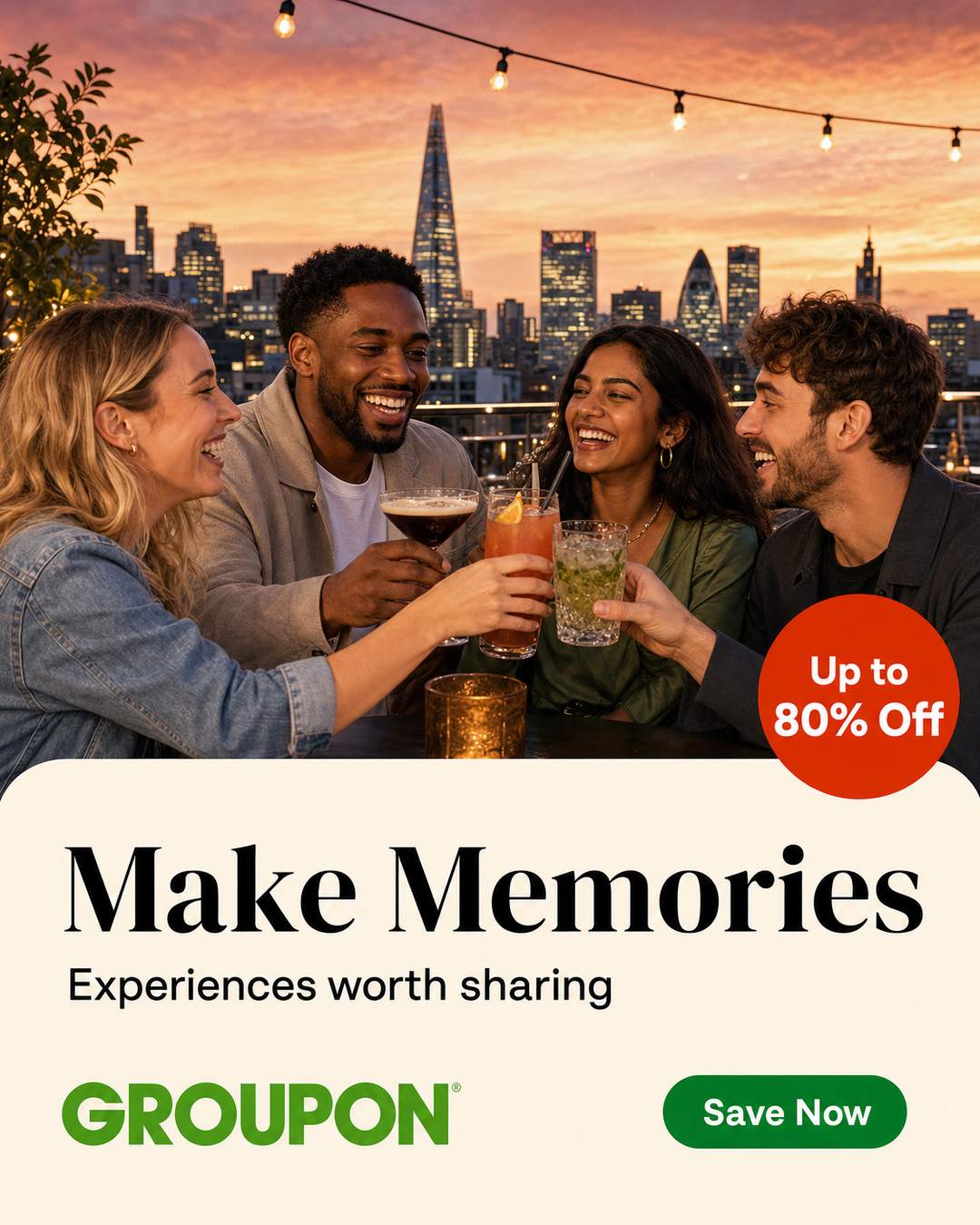 Groupon Facebook ad