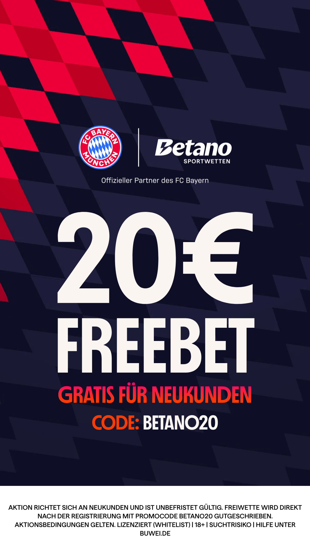 Betano Deutschland Facebook ad from May 13, 2026